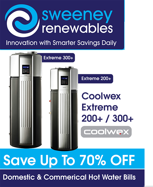 Sweeney Renewable Savings on water heating bills